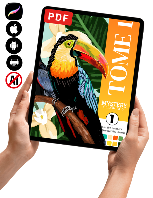 Mystery Coloring Book Tome 1 (Digital Download)