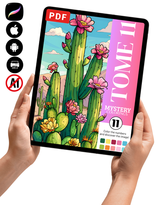 Mystery Coloring Book Tome 10 (Digital Download)