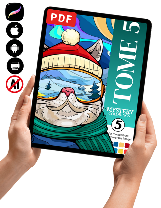 Mystery Coloring Book Tome 5 (Digital Download)