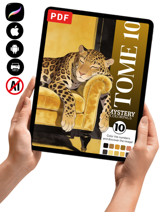 Mystery Coloring Book Tome 10 (Digital Download)