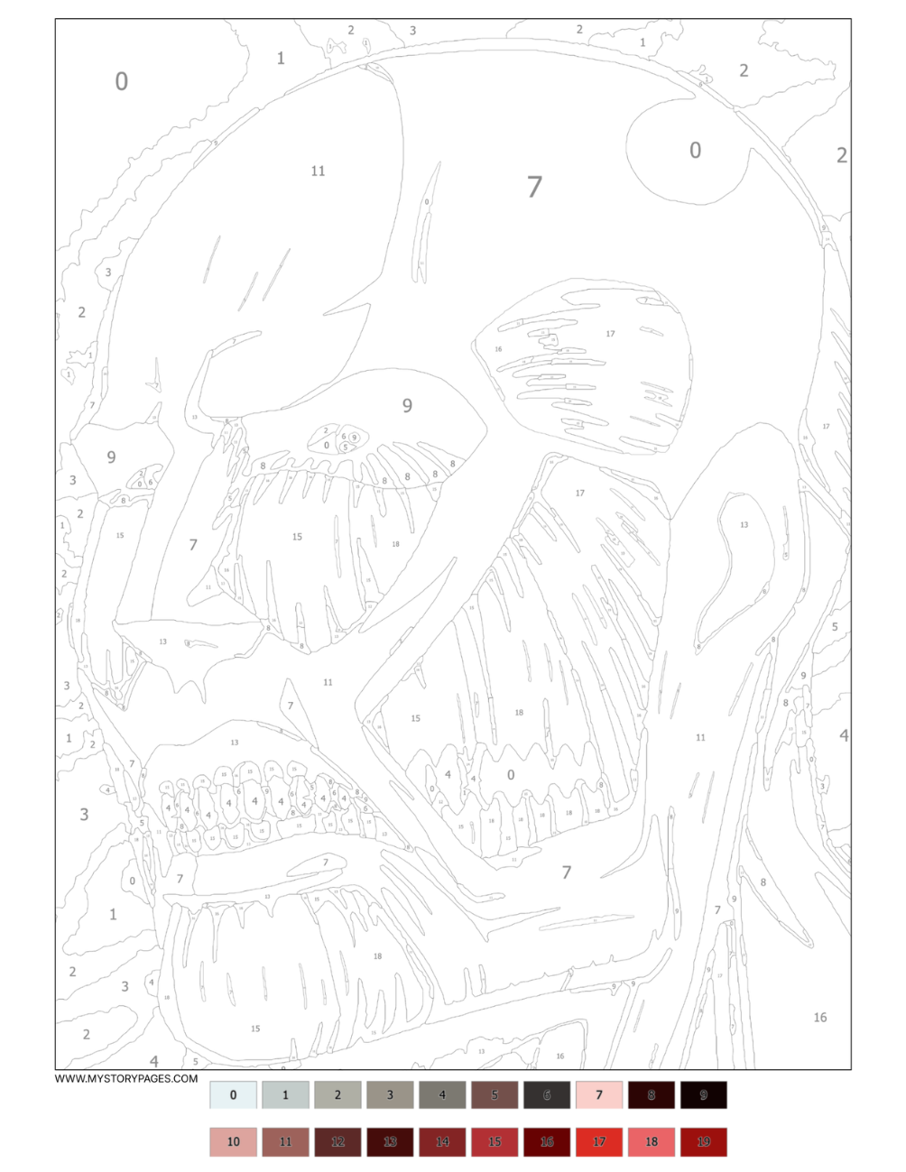 Favorite Anime Mystery Coloring Book (Digital Download)