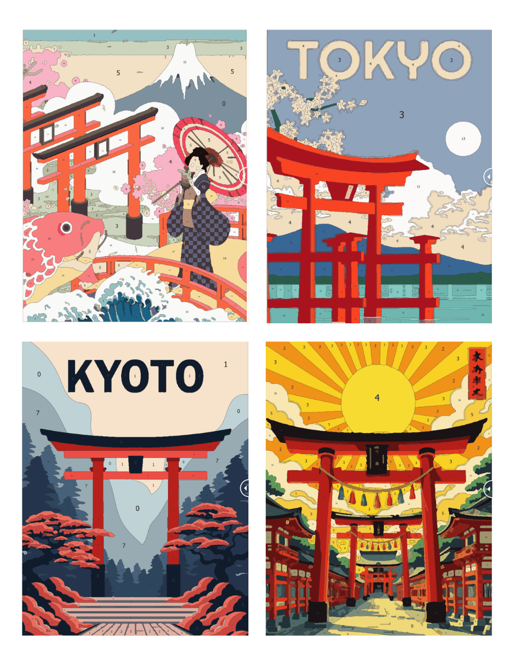 Japan Mystery Coloring Book (Digital Download)