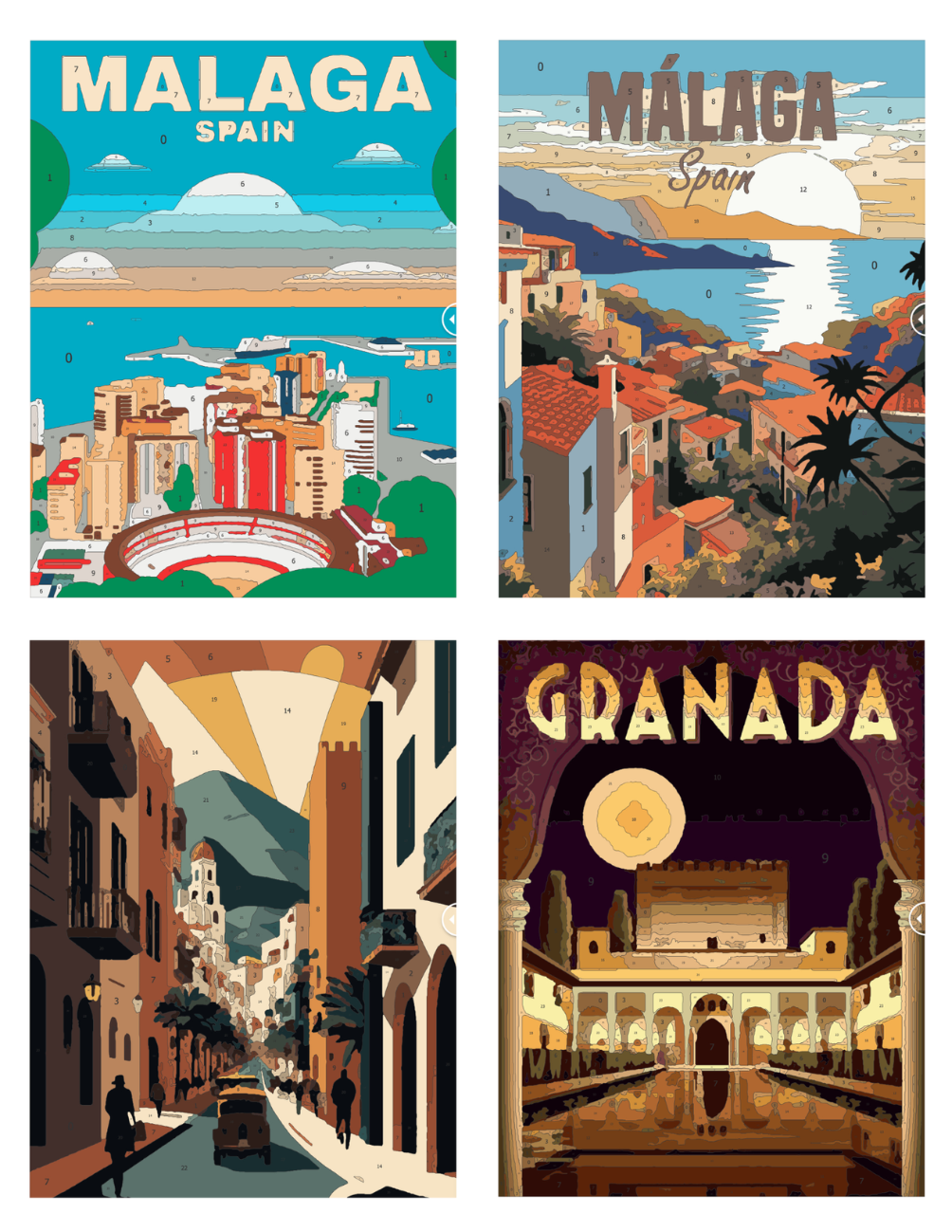 Spain Mystery Coloring (Digital Download)