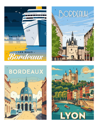 France Mystery Coloring (Digital Download) – Color by Numbers | Printable & Tablet