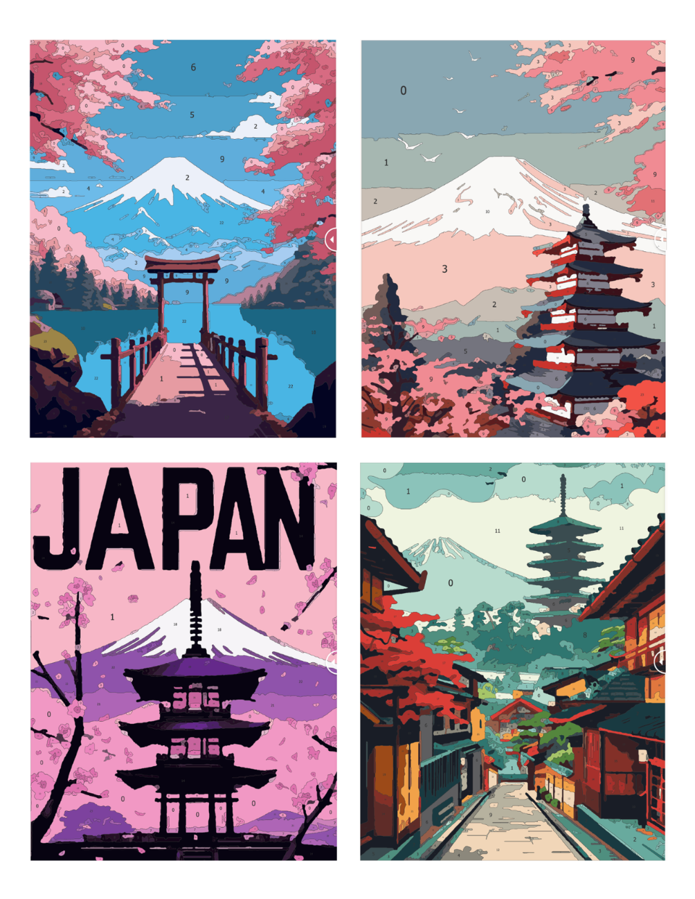 Japan Mystery Coloring Book (Digital Download)