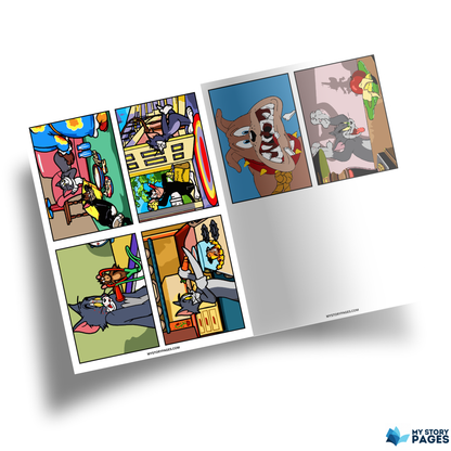 Favorite Cartoon Mystery Color By Number Book Vol. 13 (Digital Download)