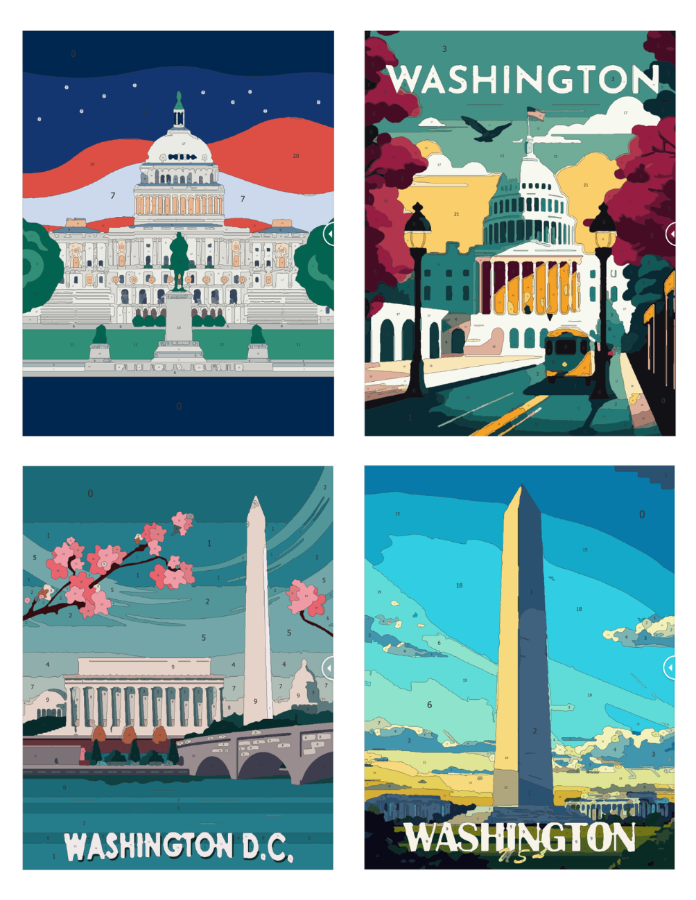 USA Mystery Coloring (Digital Download)