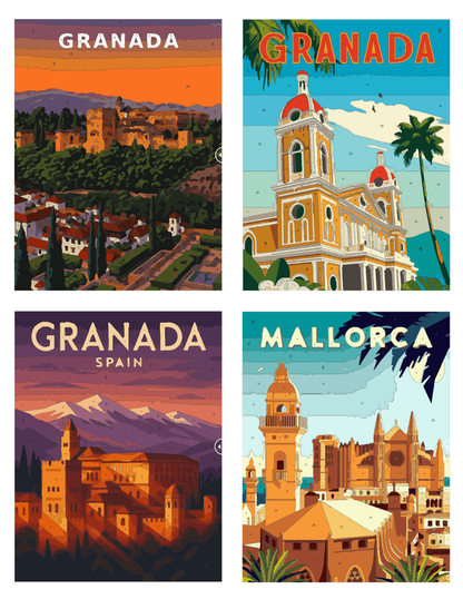 Spain Mystery Coloring (Digital Download)