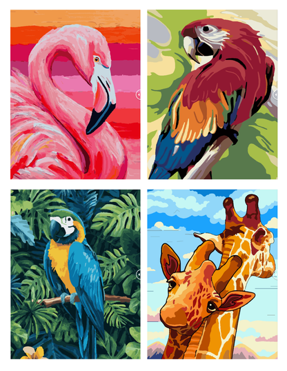 Animals Mystery Coloring (Digital Download) – Color by Numbers | Printable & Tablet