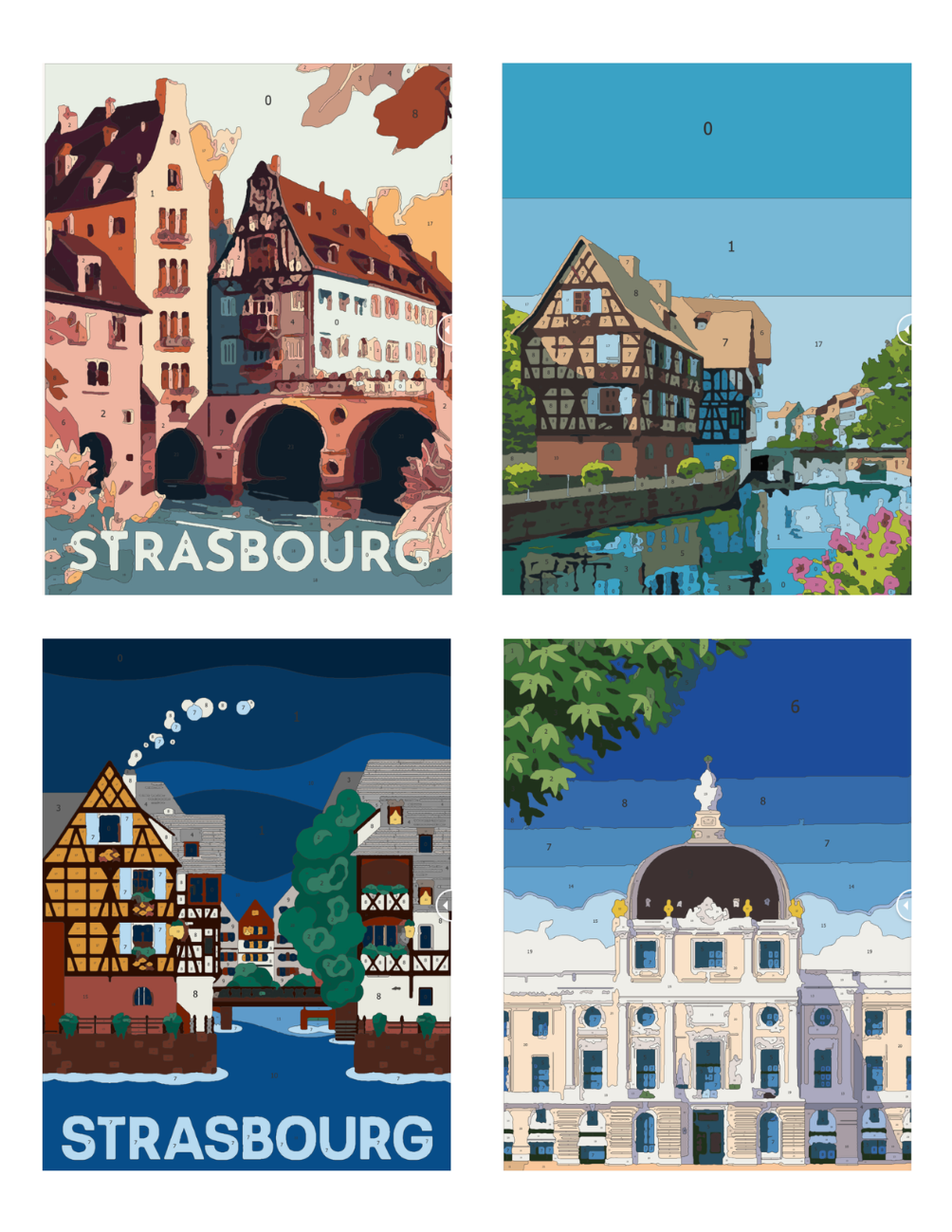 France Mystery Coloring (Digital Download) – Color by Numbers | Printable & Tablet
