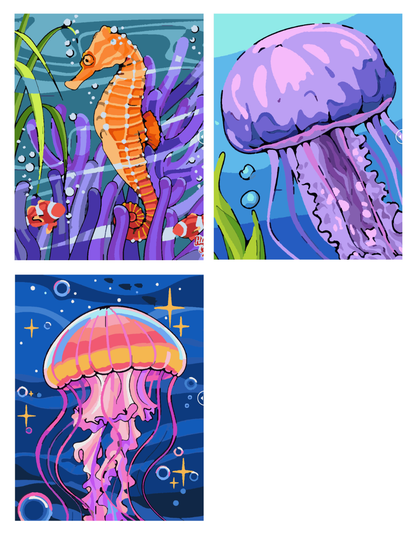 Animals Mystery Coloring (Digital Download) – Color by Numbers | Printable & Tablet