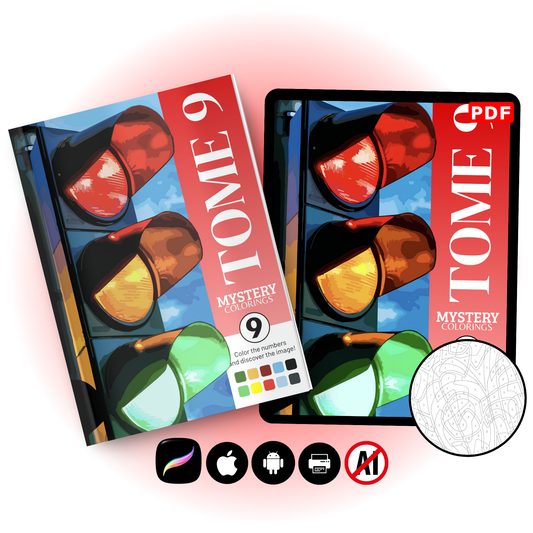 Mystery Coloring Book Tome 9 (Digital Download)