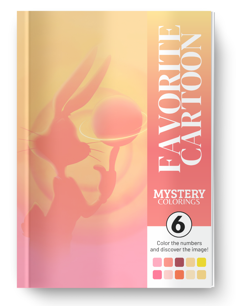 Favorite Cartoon Mystery Color By Number Book Vol. 6 (Digital Download)