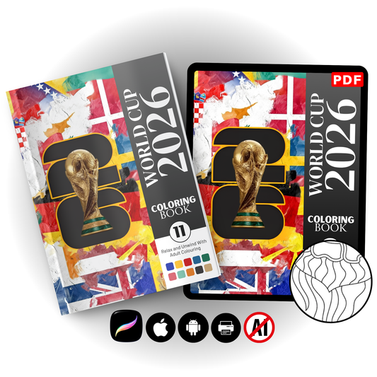 World Cup 2026 Coloring Book Vol. 11 (Digital Download)