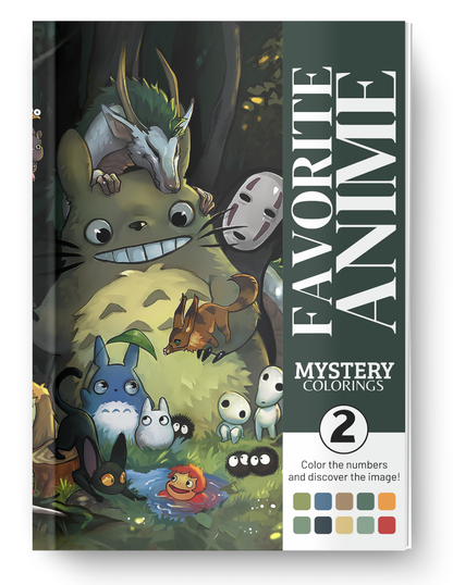 Favorite Anime Mystery Coloring Book Vol. 2 (Digital Download)
