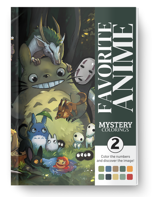 Favorite Anime Mystery Coloring Book Vol. 2 (Digital Download)