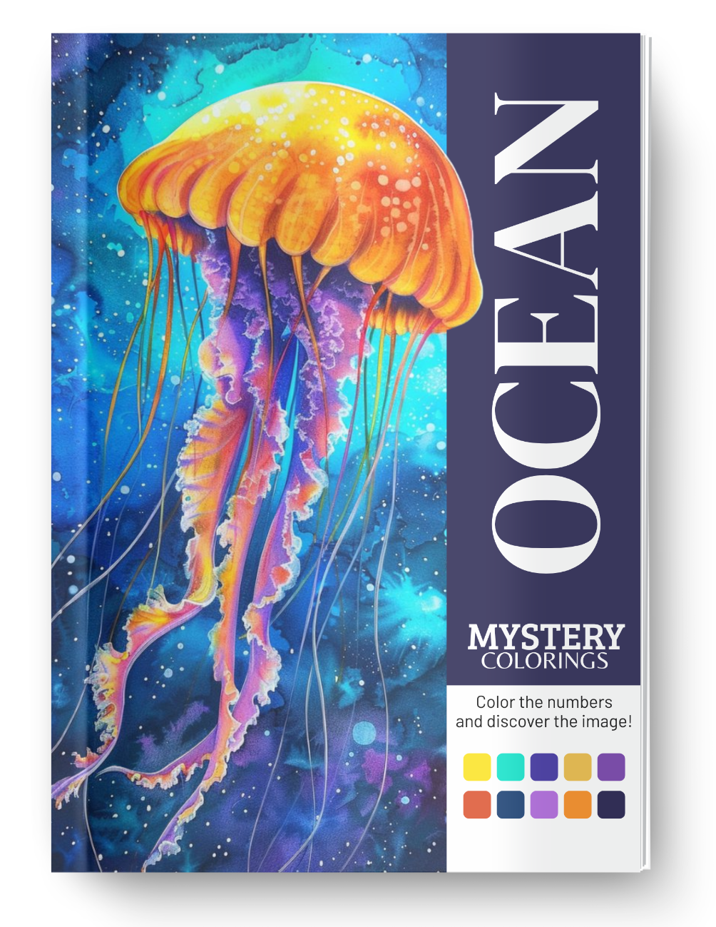 Ocean Mystery Coloring Book (Digital PDF)