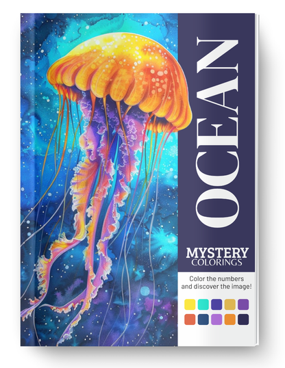Ocean Mystery Coloring Book (Digital PDF)