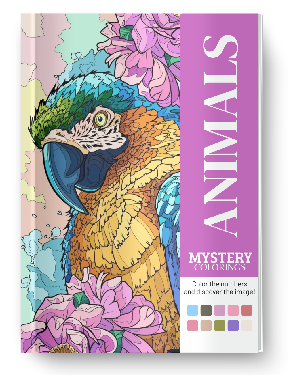 Animals Mystery Coloring (Digital Download) – Color by Numbers | Printable & Tablet