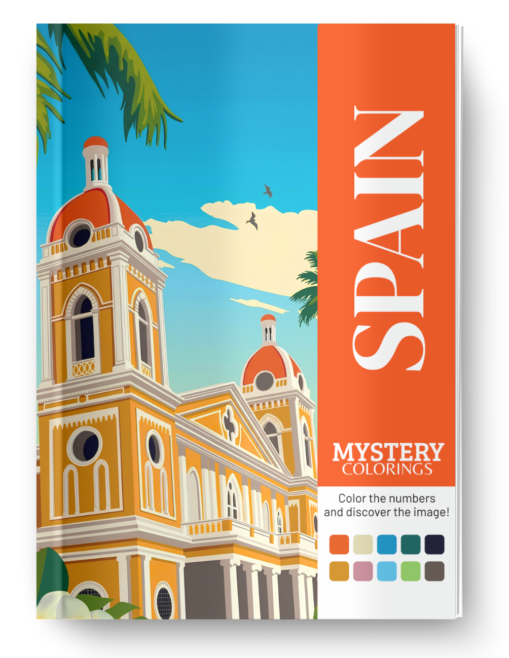 Spain Mystery Coloring (Digital Download)