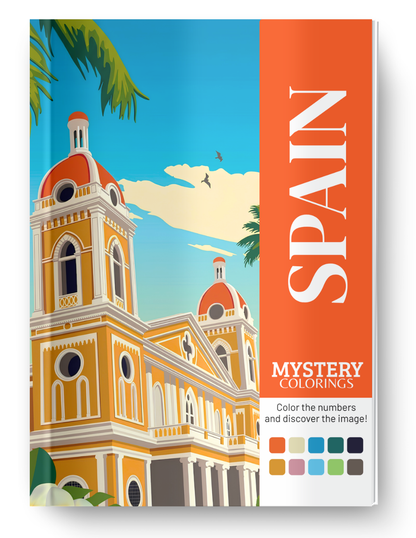 Spain Mystery Coloring (Digital Download)