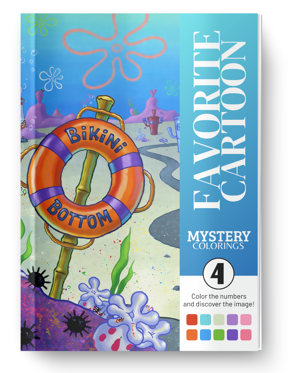 Favorite Cartoon Mystery Coloring Book Vol. 4 (Digital Download)