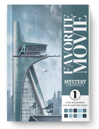 Favorite Movie Mystery Coloring Book Vol. 1 (Digital Download)