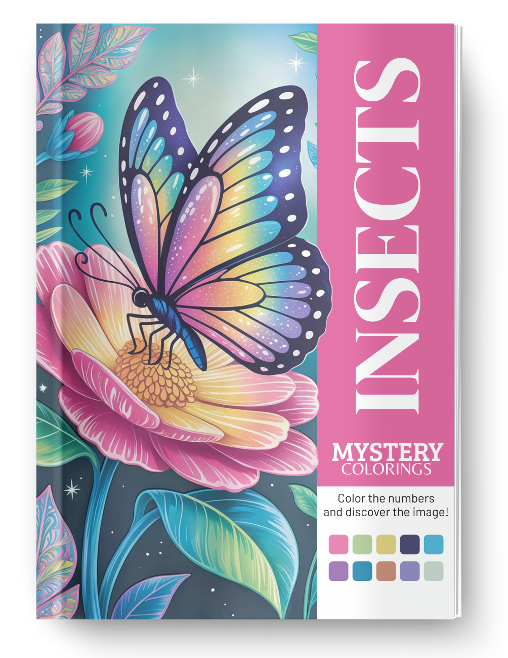 Insects Mystery Coloring Book (Digital Download)