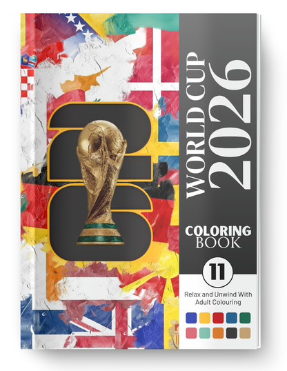 World Cup 2026 Coloring Book Vol. 11 (Digital Download)