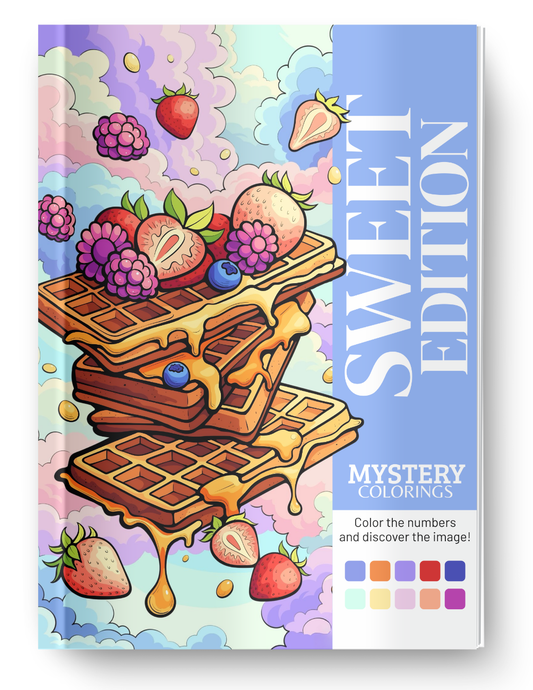 Sweet Mystery Coloring (Digital Download) – Color by Numbers | Printable & Tablet