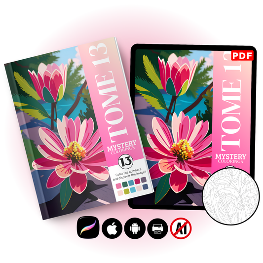 Mystery Coloring Book Tome 13 (Digital Download)