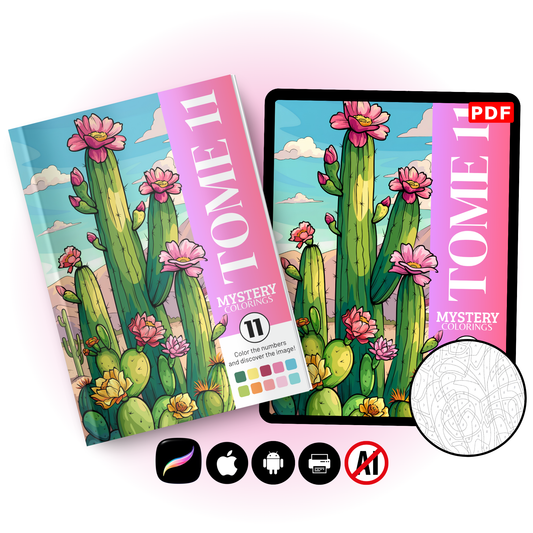 Mystery Coloring Book Tome 10 (Digital Download)