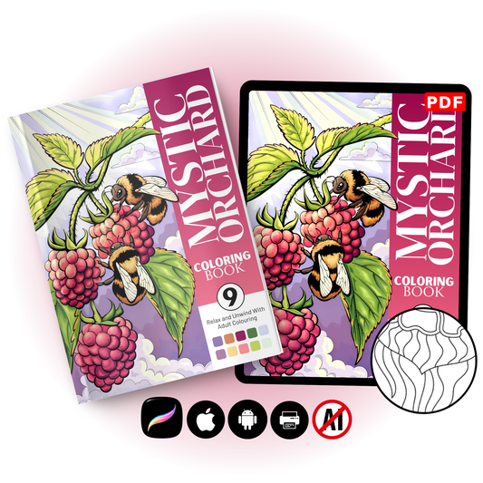 Mystic Orchard Coloring Book Vol. 9 (Digital Download)