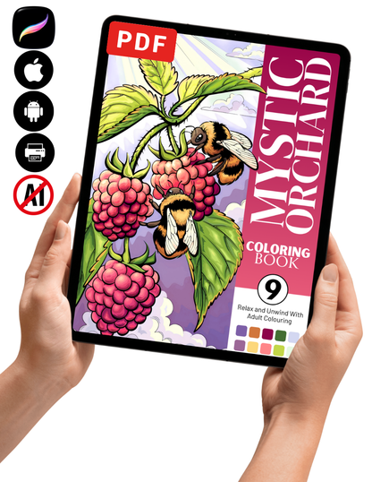 Mystic Orchard Coloring Book Vol. 9 (Digital Download)