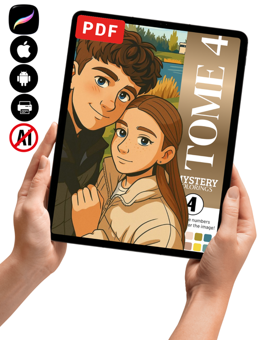Mystery Coloring Book Tome 4 (Digital Download)