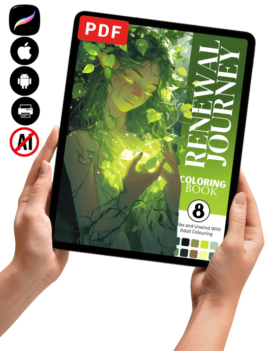 Renewal Journey Coloring Book Vol. 8 (Digital Download)