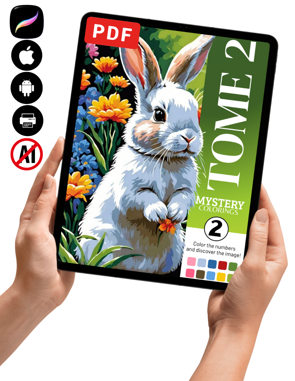 Mystery Coloring Book Tome 2 (Digital Download)