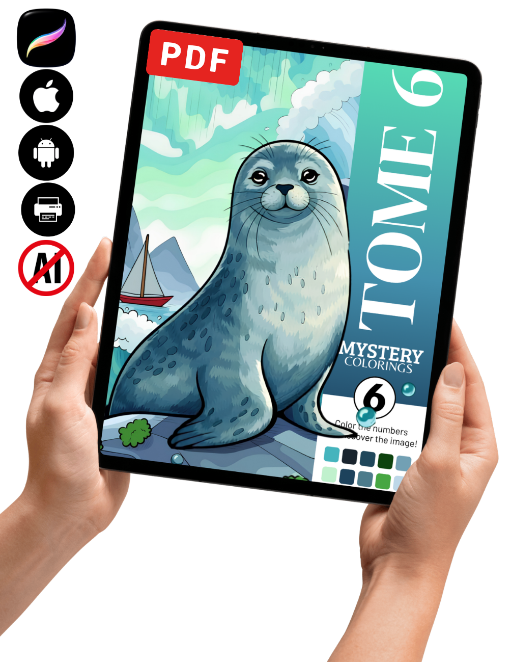 Mystery Coloring Book Tome 6 (Digital Download)