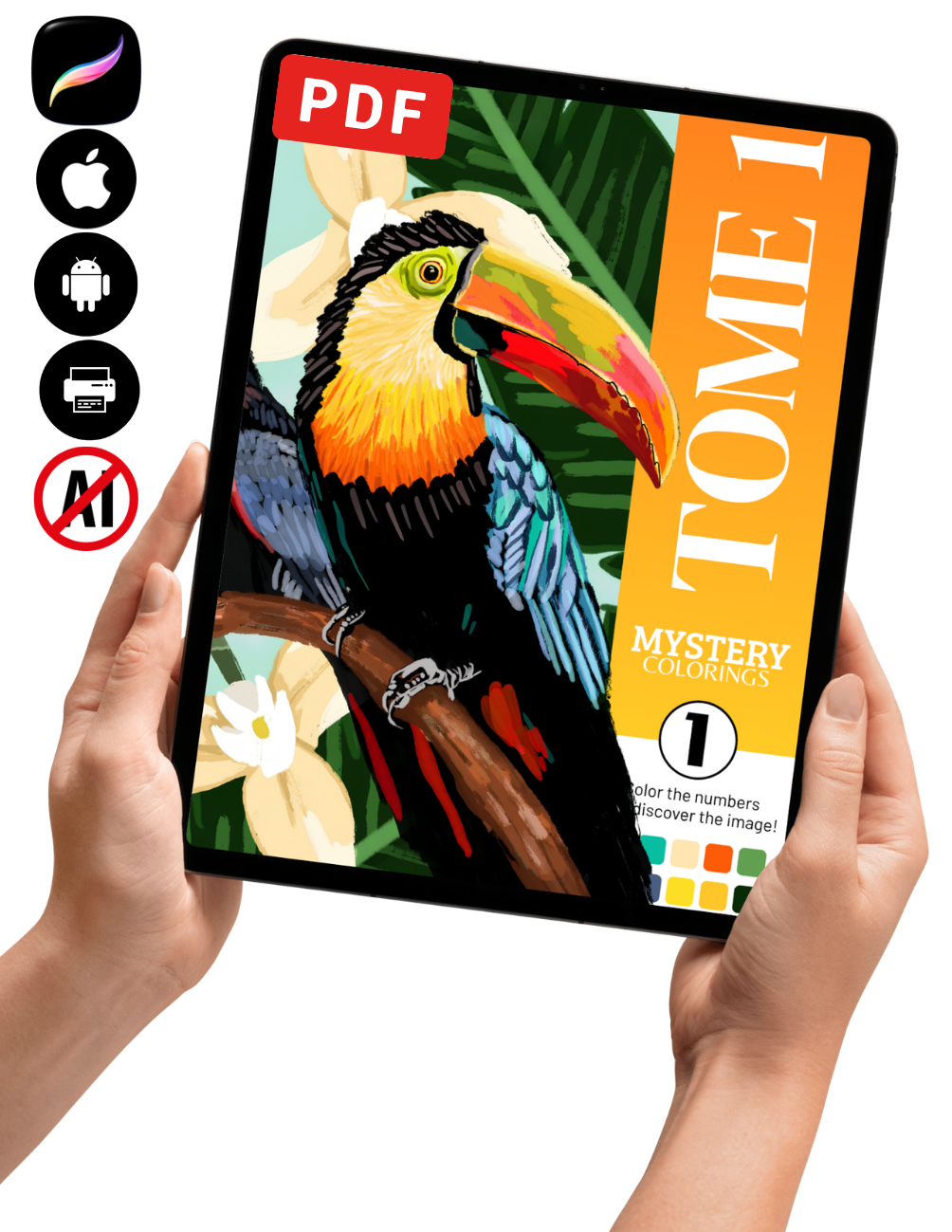 Mystery Coloring Book Tome 1 (Digital Download)