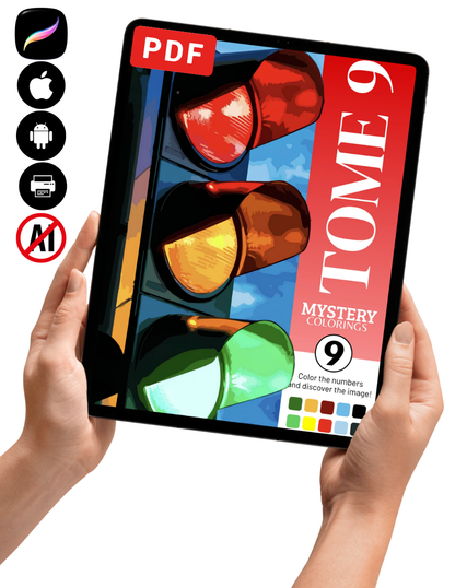 Mystery Coloring Book Tome 9 (Digital Download)