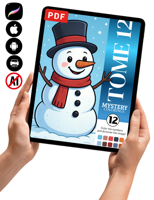 Mystery Coloring Book Tome 12 (Digital Download)