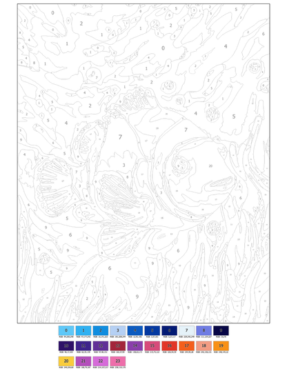 Animals Mystery Coloring (Digital Download) – Color by Numbers | Printable & Tablet