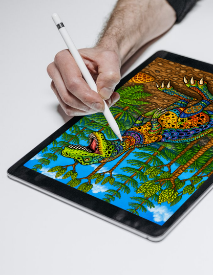 Jurassic Worlds Coloring Book Vol. 2 Digital Download PDF | 39 Pages Adult Dinosaur Coloring Book