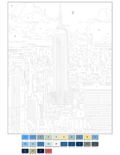 USA Mystery Coloring (Digital Download)