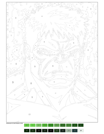 Favorite Movie Mystery Coloring Book Vol. 1 (Digital Download)
