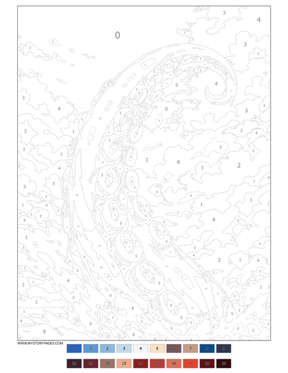 Ocean Mystery Coloring Book (Digital PDF)
