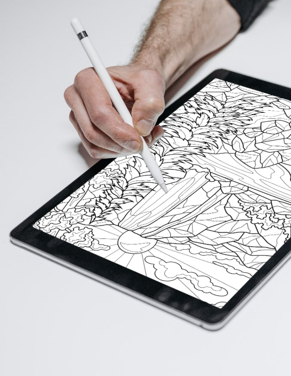 Majestic Mountains Coloring Book Vol. 6 (Digital Download)