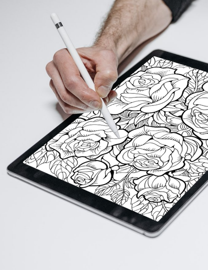 Blooming Botanicals Coloring Book Vol. 7 (Digital Download)