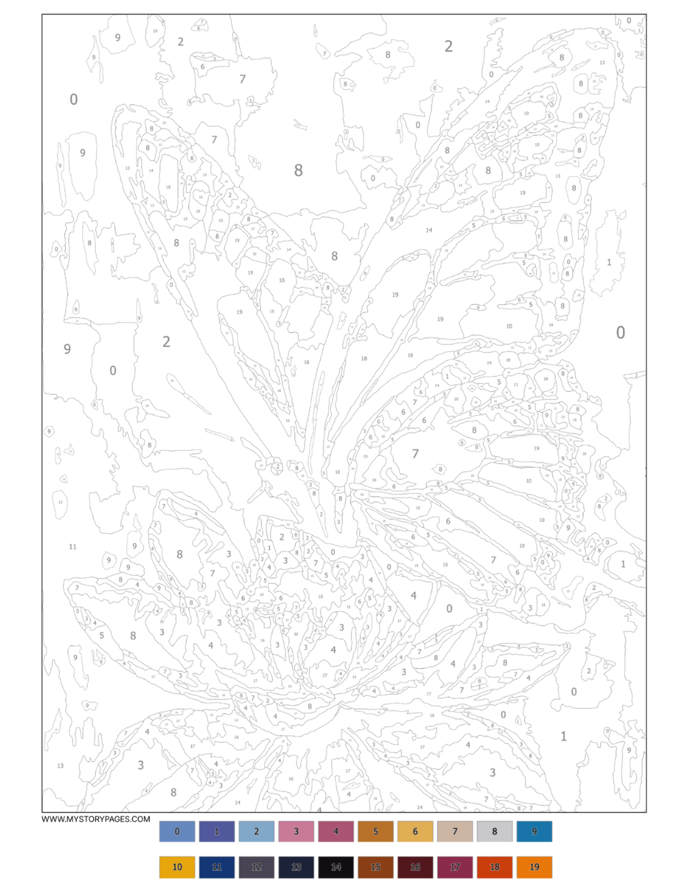 Insects Mystery Coloring Book (Digital Download)