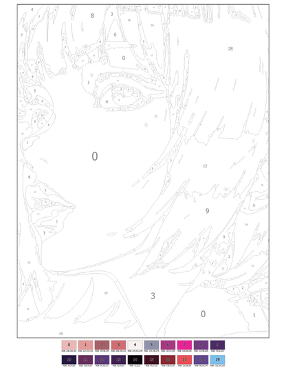 Stylish Girls Mystery Coloring Book (Digital Download) | Fashion Color by Number PDF for iPad & Print